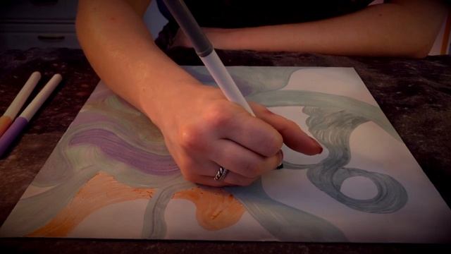 ASMR ◦ Slow & Satisfying Drawing with Markers & Whispers (rambling, tracing, tapping, & scratching) смотреть онлайн