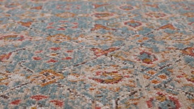 Amer Rugs Eternal - ETE-27 Teal, Orange, Yellow, Ivory смотреть онлайн