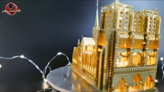 3D Architecture Metal Puzzle Notre Dame Cathedral смотреть онлайн