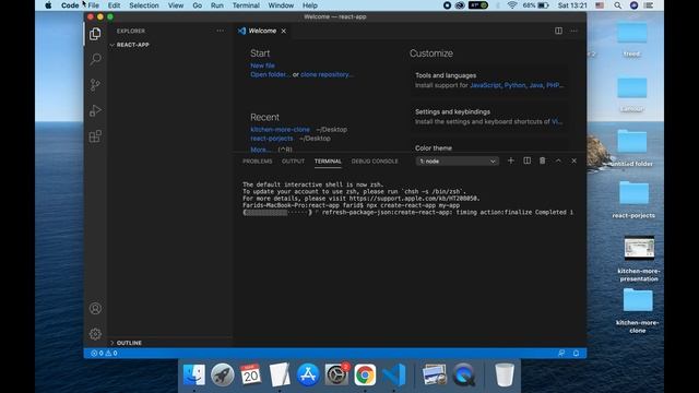 How to install react js on your computer - Getting started смотреть онлайн