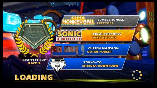 Graffiti Cup Grand Prix as Tails - Sonic and Sega All Stars Racing (Advanced Difficulty) смотреть онлайн