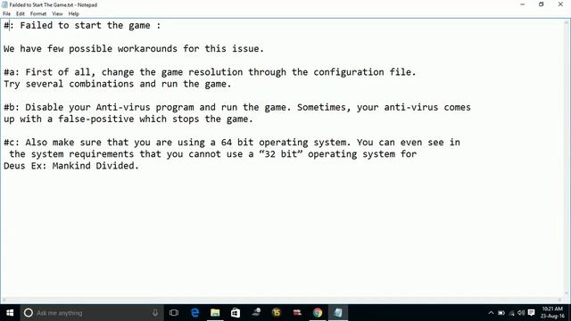 Deus Ex: Mankind Divided- Failed To Start The Game [FIXED] смотреть онлайн