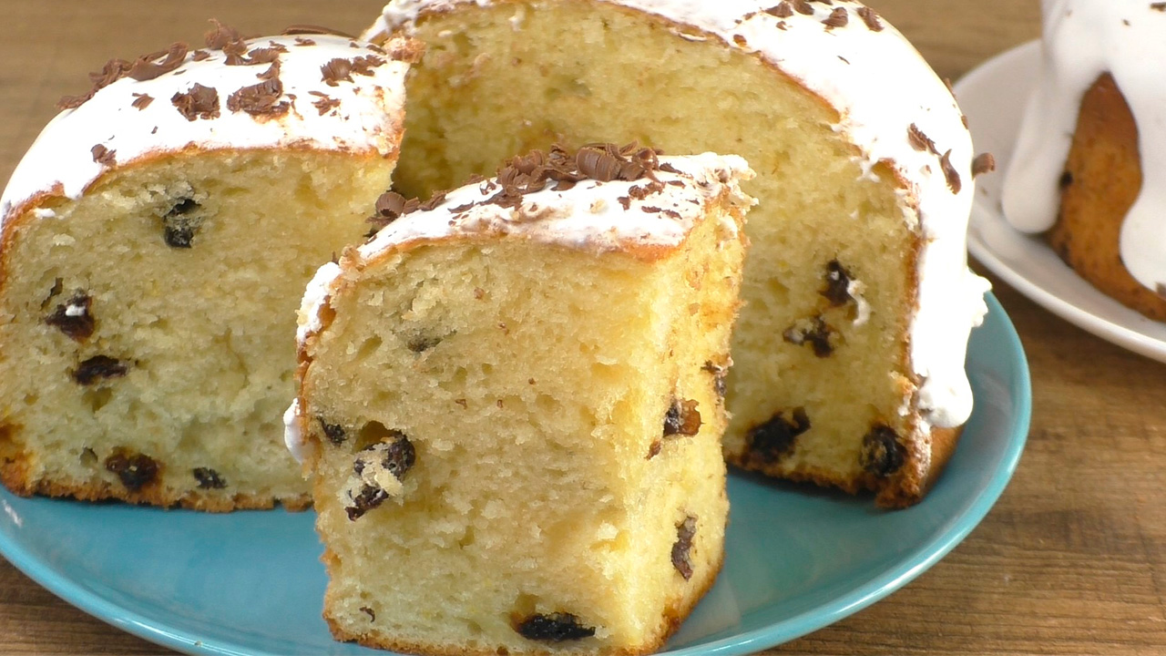 Творожный КУЛИЧ без ДРОЖЖЕЙ. Влажный и Очень Вкусный! Тесто делается за минуты! смотреть онлайн