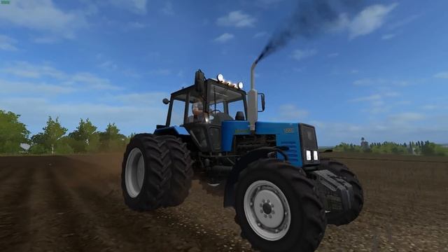 [ РП ] ЦЕЛЫЙ ДЕНЬ РАБОТАЮ НА ТРАКТОРЕ МТЗ-1221 смотреть онлайн