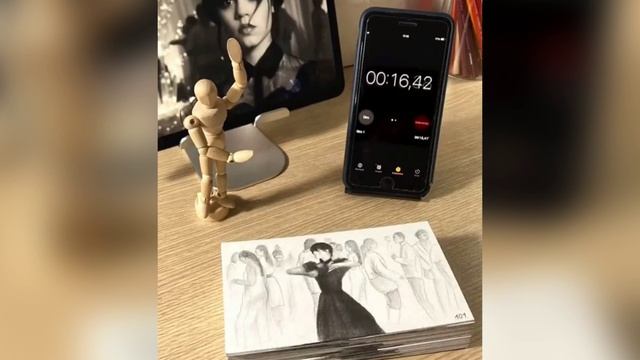 Рисованный танец Уэнсдей из 213 картинок и кучи свободного времени смотреть онлайн