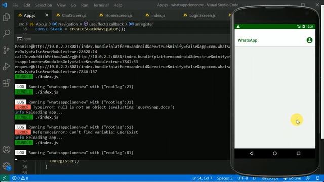 #11 Adding User Online & last seen status | WhatsApp Clone using React Native and Firebase in Hindi смотреть онлайн