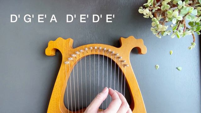Aranara Song (Genshin Impact) | Lyre Harp Cover (with Notes) смотреть онлайн