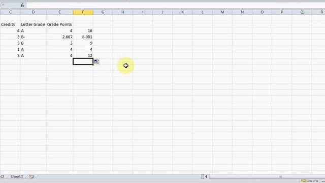 GPA Calculator Spreadsheet смотреть онлайн