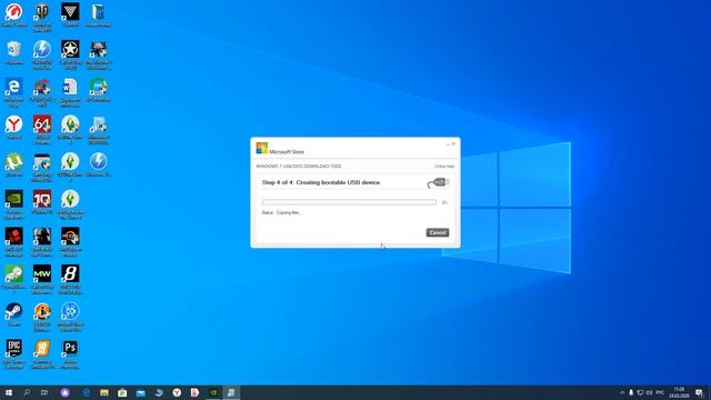 как создать загрузочную флешку Windows 10 смотреть онлайн