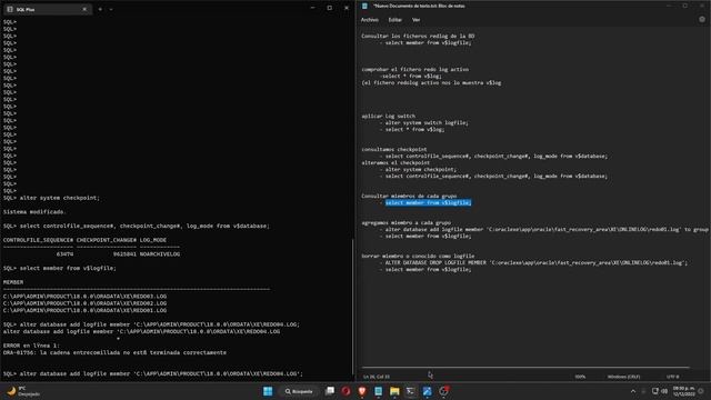 Archivos Log en Oracle смотреть онлайн