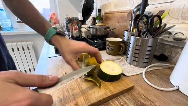 Скороварка Греча с Брокколи / Холостяцкая готовка