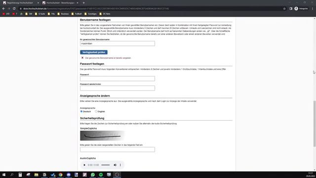 Hochschulstart - Registrierung und erste Schritte | Tutorial смотреть онлайн