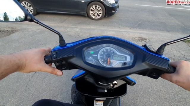 Скутер Suzuki Address 125s CF4MA с контейнера без пробега по Украине, купить мопед + Тест драйв смотреть онлайн