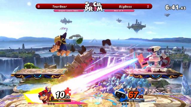 SoCal Prom Losers Finals - Tearbear (Banjo & Kazooie) vs BigBoss (ROB) - SSBU Tournament смотреть онлайн