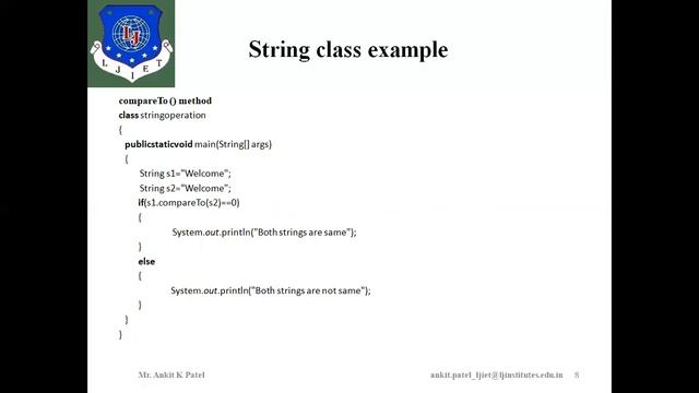 Lec 5 string,stringbuffer and StringBuilder class смотреть онлайн
