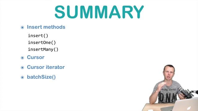 MongoDB CRUD Operations: 23 Summary смотреть онлайн