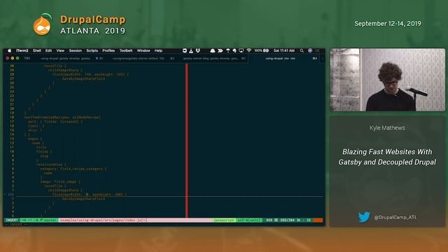 DrupalCamp2019 - Blazing Fast Websites With Gatsby and Decoupled Drupal - Kyle Mathews смотреть онлайн