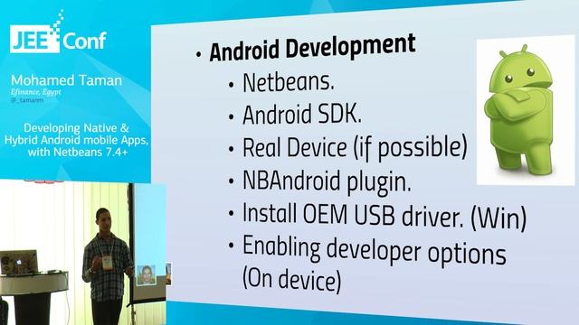 Developing Native & Hybrid Android mobile Apps, with Netbeans 7.4+ (Mohamed Taman, Egypt) смотреть онлайн