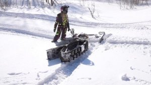 Как поднять сноубайк и не оставить все силы на горе