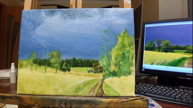 Перед дождём  (Oil Painting ) #3
