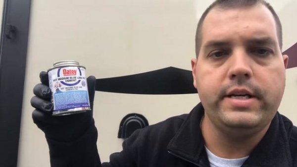 How to drain your RV or Campers grey water tank using sewer hose and this adapter