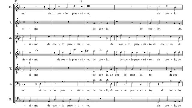 Giovanni Gabrieli: O quam suavis est Dominus a7 (with sheet music) смотреть онлайн