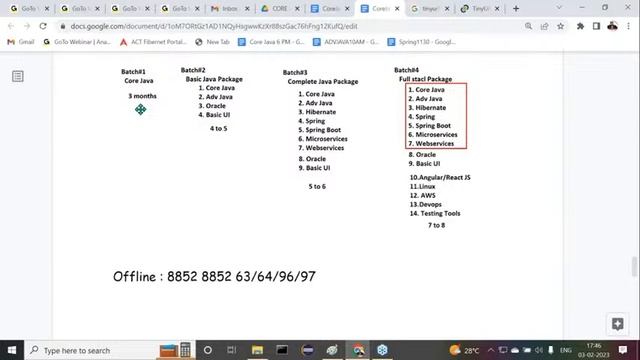 FULL STACK JAVA tutorials by Mr. Nagoor Babu Sir смотреть онлайн
