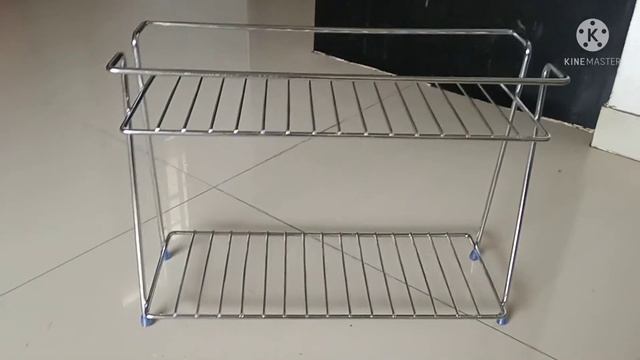 #AmazonShopping// EverEx Stainless Steel Spice 2-Tier Trolley Container Organizer//Kitchen organize смотреть онлайн