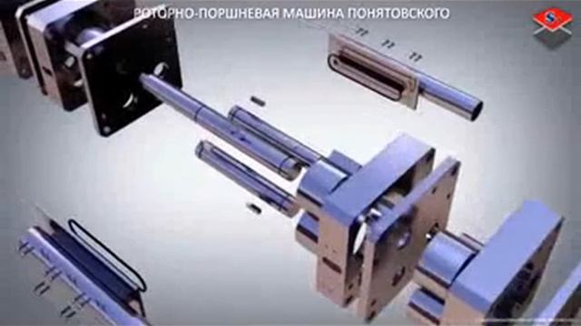 Роторно-поршневая машина Понятовского смотреть онлайн