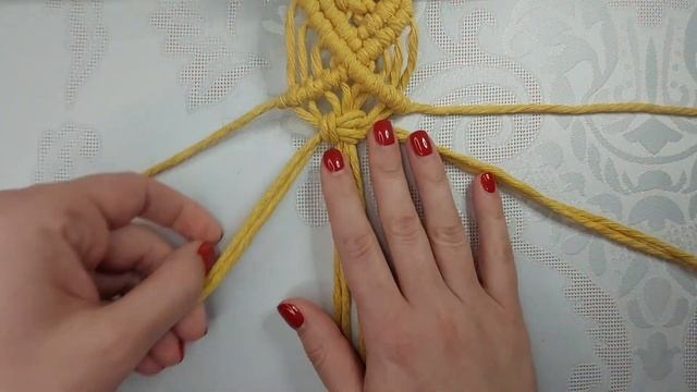 Видео урок Лист перо в технике макраме (DIY) Feather macrame video tutorial смотреть онлайн
