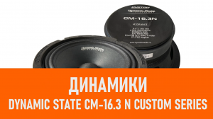 Распаковка динамиков Dynamic State CM-16.3 N CUSTOM Series