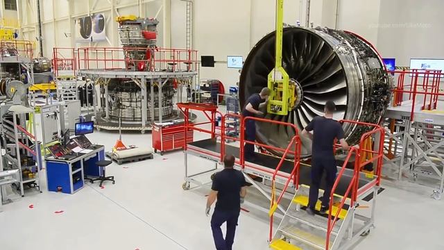 Aircraft turbojet engine production - How build the aero motors смотреть онлайн