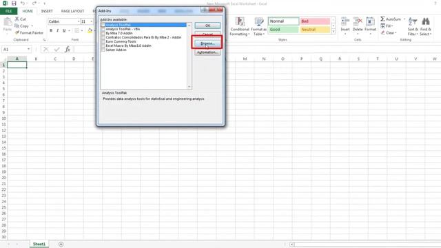 Add Excel Add-in to your Workbooks to run VBA Macro with Custom Tab and Button смотреть онлайн