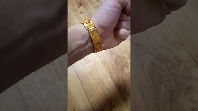 Позолоченные часы Чайка Стадион, Автоподзавод ау10 СССР смотреть онлайн