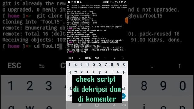 CARA INSTALL TOLS 15 DI TERMUX...||LAMM3R BERKARYA. #termuxtools #termuxandroid #termuxtutorials смотреть онлайн