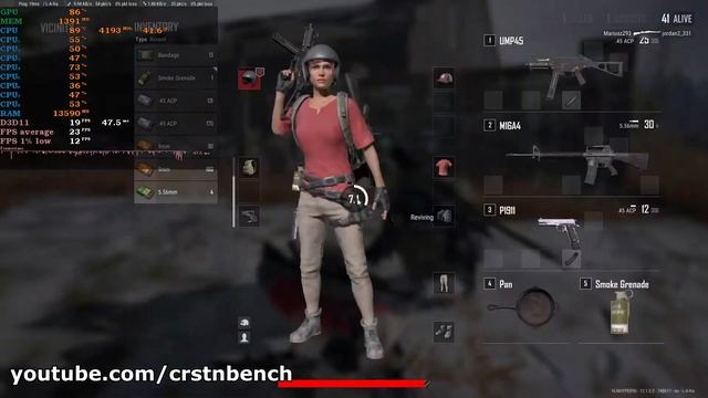 Intel Core i5 10300H \ UHD Graphics \ PlayerUnknown's Battlegrounds @720p 70% res.scale low setting смотреть онлайн