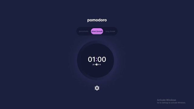 Pomodoro App with Vue 3 preview смотреть онлайн