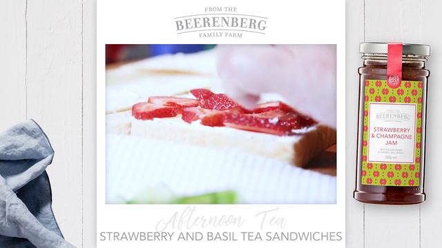 Beerenberg Fresh Strawberry and Basil Tea Sandwiches смотреть онлайн
