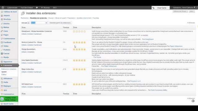 Wysija installation du plugin sur un blog WP !!! смотреть онлайн