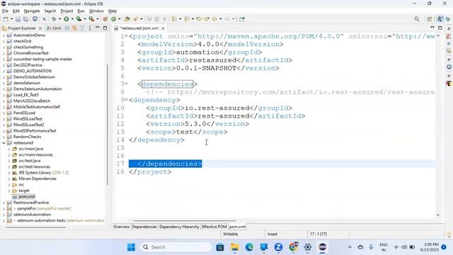 Simple Demo to start with RestAssured Java смотреть онлайн
