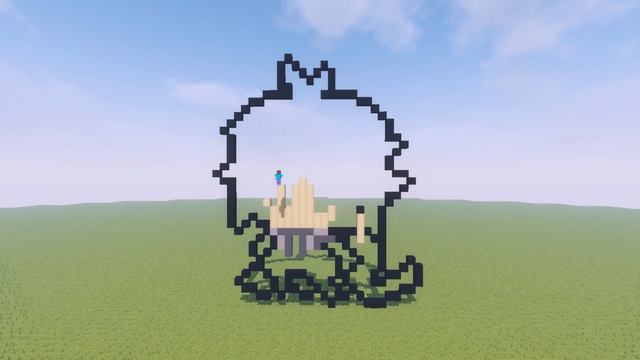 Zhongli [Genshin Impact] - Minecraft Pixel Art [#186] смотреть онлайн