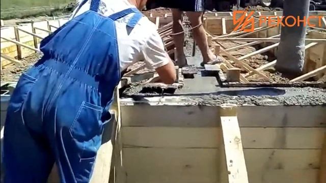 Уплотнение бетона под cвайно ростверковый фундамент ТИСЭ смотреть онлайн