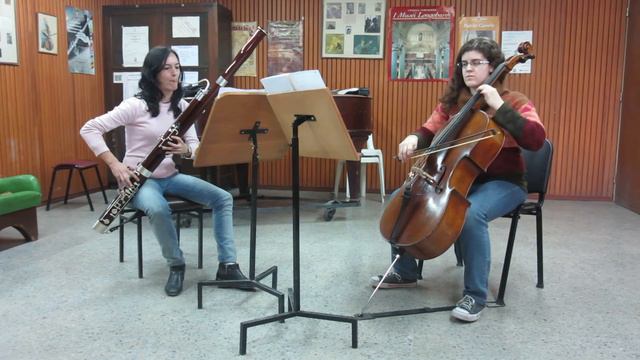 W. A. Mozart - Sonata para cello y fagot K 292 - 1er Mov. смотреть онлайн