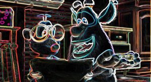 Анимационный мультфильм 3D: Буба, карта сокровищ