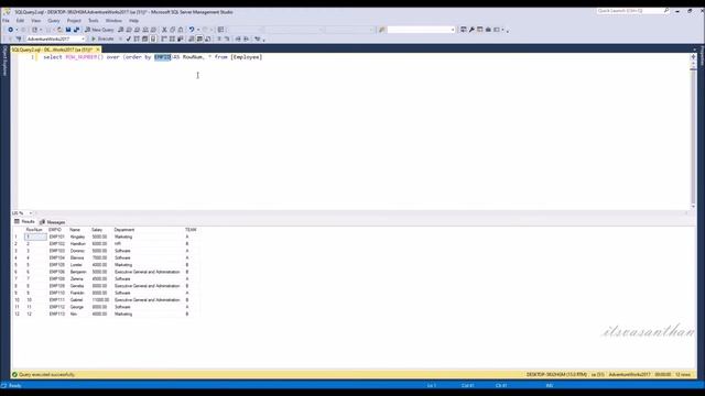 39.Row_Number() with Partition by in SQL Server смотреть онлайн