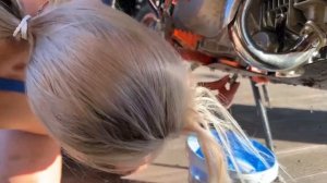 Замена масла на питбайке Kayo Evo 125