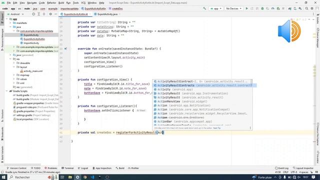 Export un fichier dans le stockage en Kotlin et Android Studio смотреть онлайн