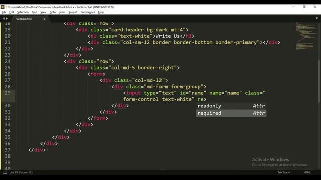 Bootstrap 4 Feedback Form | How to Create Feedback Form in Bootstrap 4 | Responsive Feedback Page смотреть онлайн
