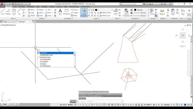 PERPENDICULAR LINES IN AUTOCAD смотреть онлайн
