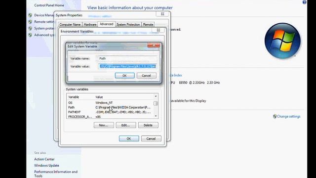 Java Path settings.wmv смотреть онлайн